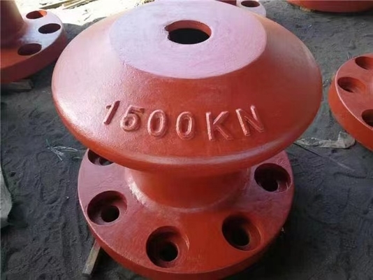ποιότητας  Marine Dock Bollard Customized Cast Steel For Mooring Tee Head εργοστάσιο