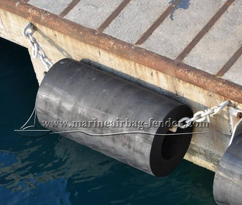 Μαύρο ναυτικό κυλινδρικό ελαστικό φρένο, μαύρο ελαστικό φρένο αποβάθρας