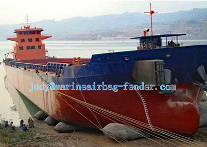 Αεροθυλάκι για την εκτόξευση πλοίων Αεροθυλάκι από καουτσούκ, συμπεριλαμβανομένων των αερόσακων με φουσκωτά αξεσουάρ
